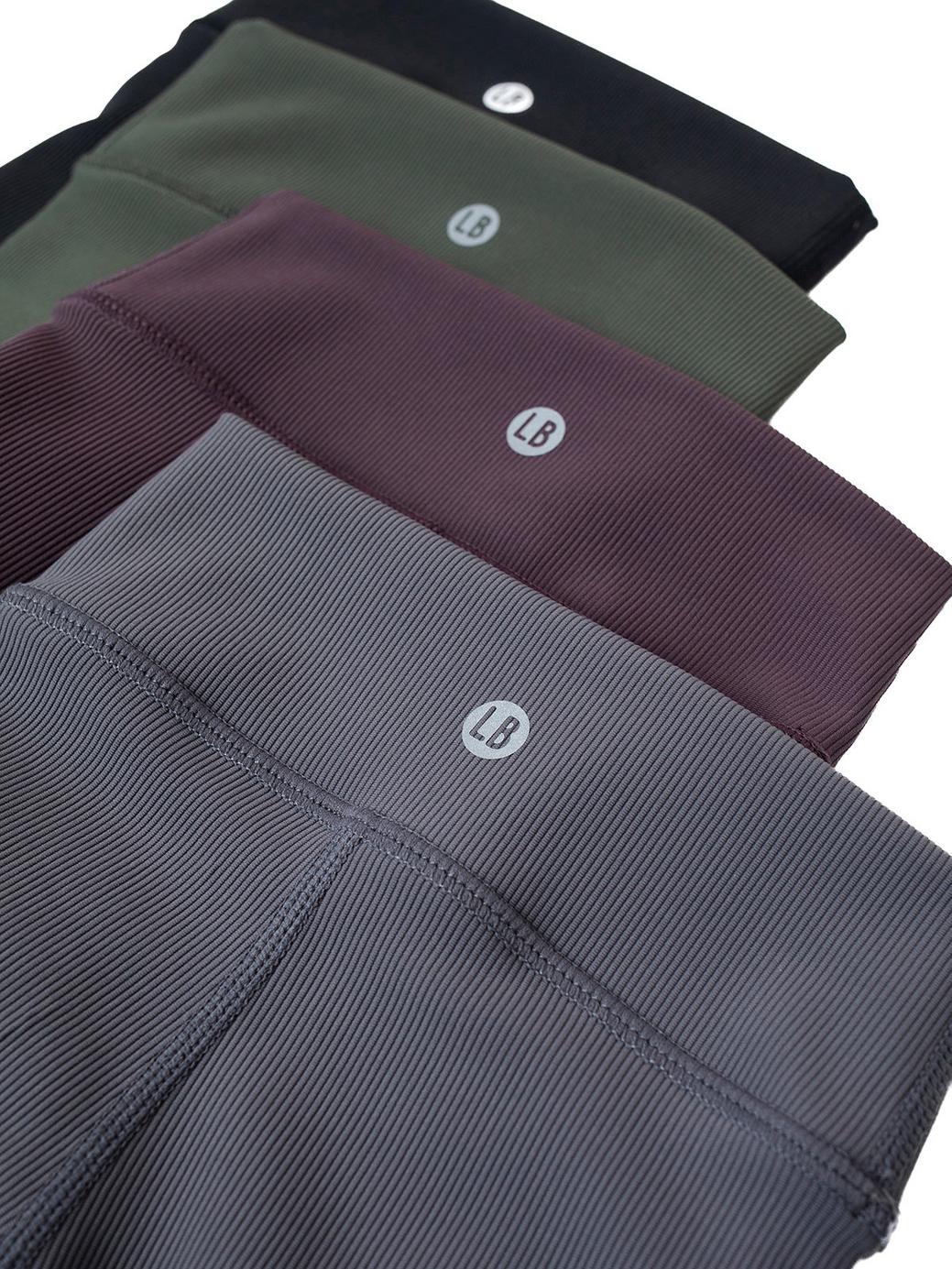 Baby Athletic Ribbed Legging - Plum