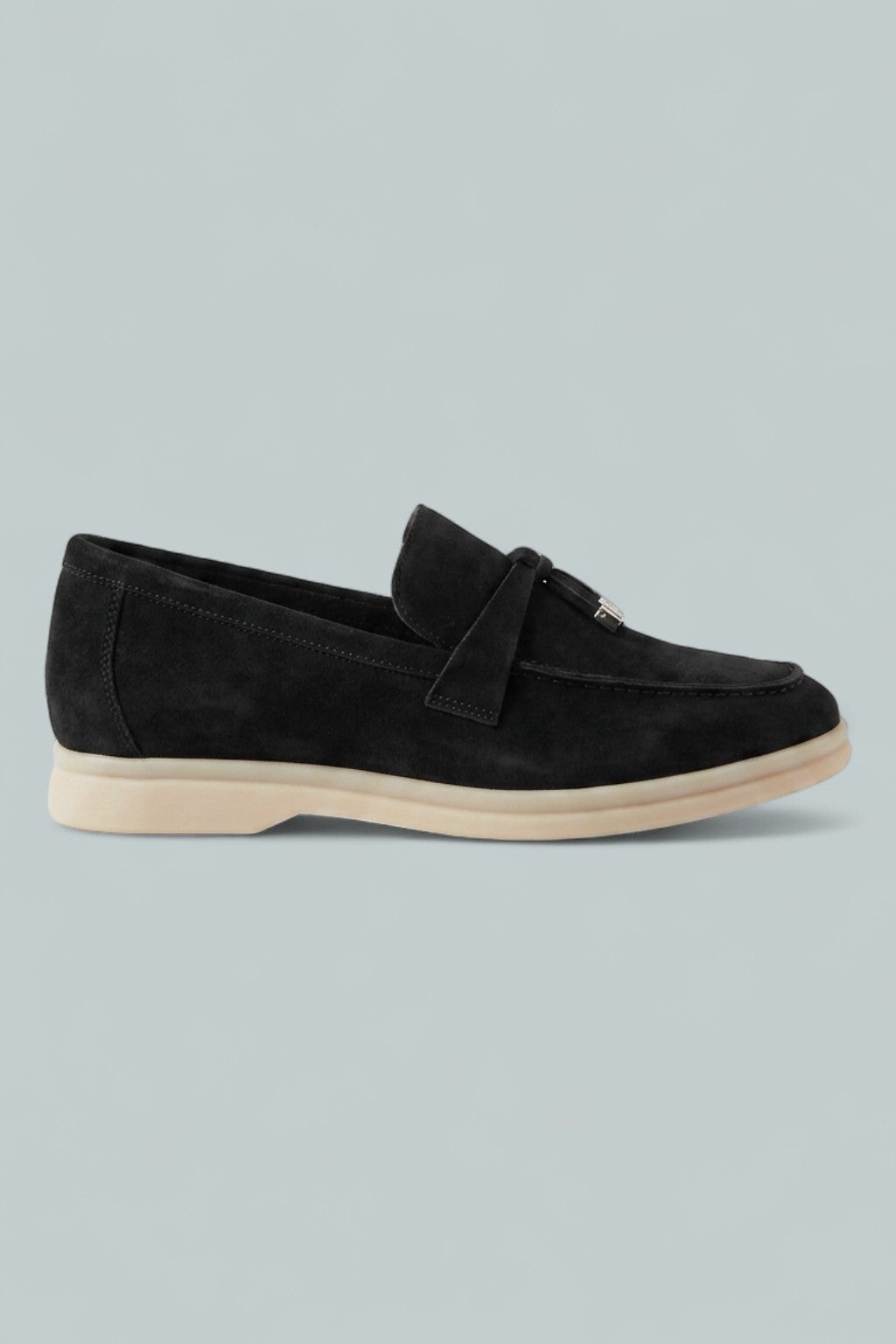 Women's Yanelli Suede Slip On Loafer - Black