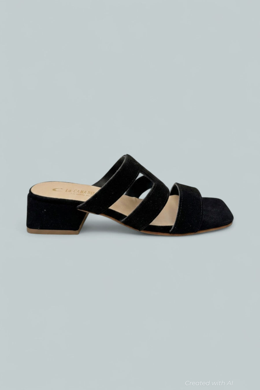 Fifi Suede Sandals - Black - 8 - Sandals
