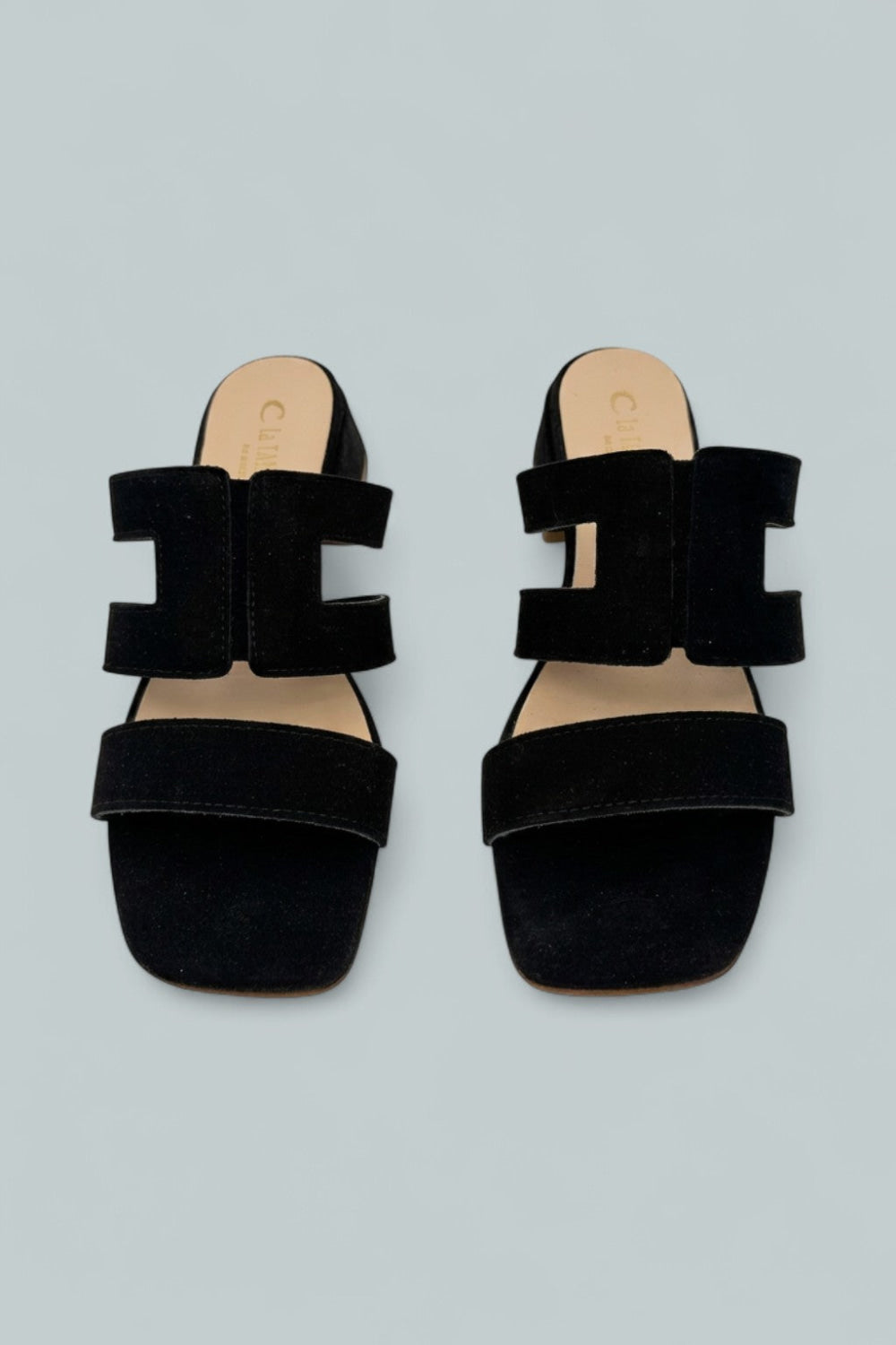 Fifi Suede Sandals - Black - 8 - Sandals
