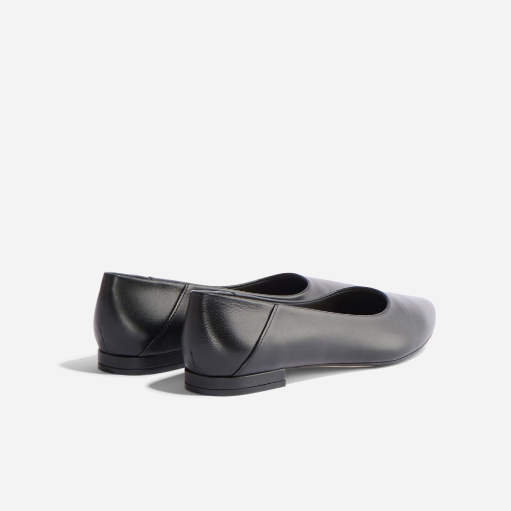 Fina Pointed Toe Flat - Black - FINAL SALE - Flats