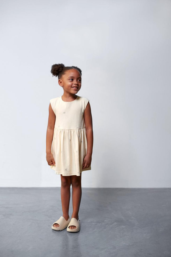 Fit & Flare Jersey Dress - Cream - Dresses
