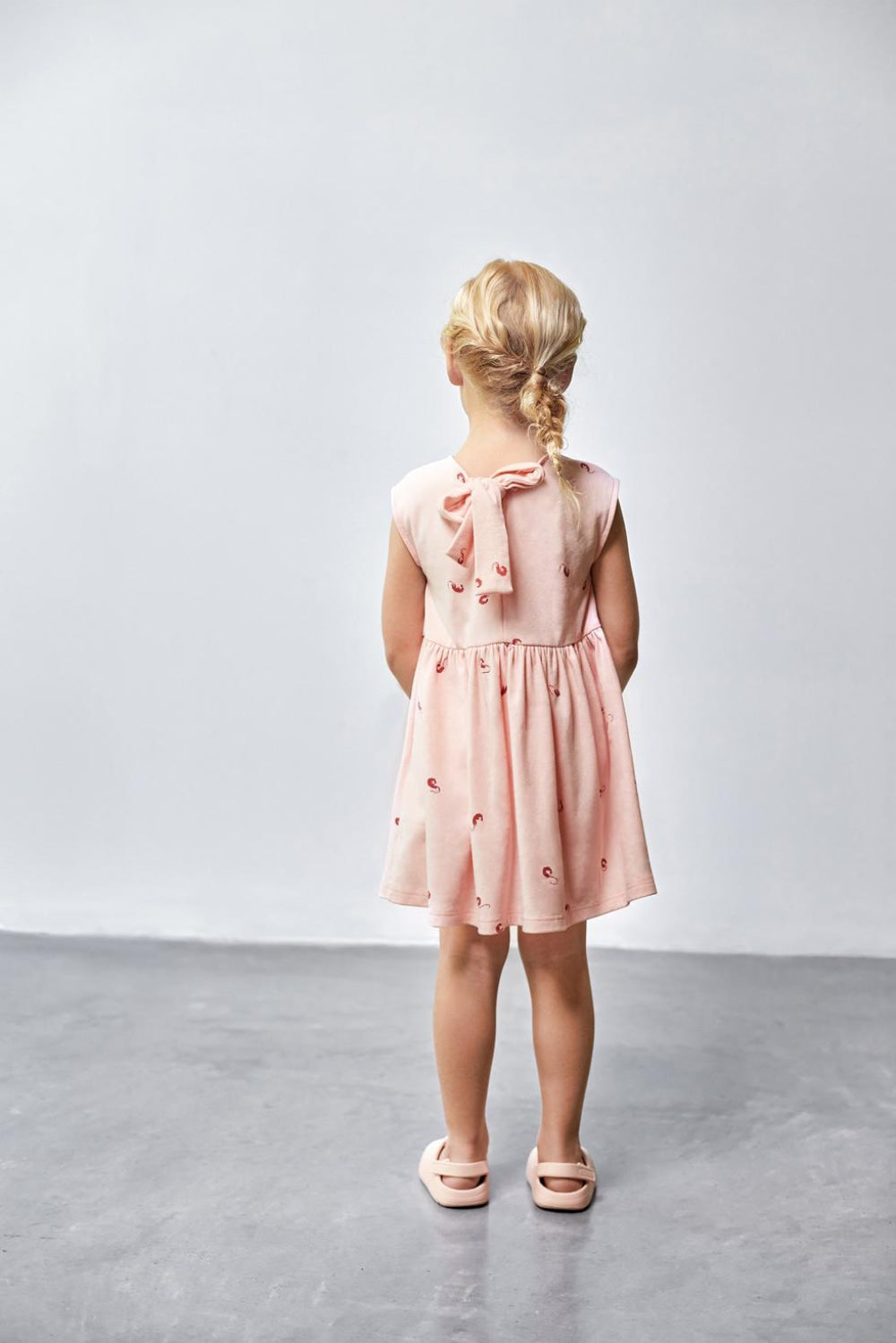 Fit & Flare Jersey Dress - Pink - Dresses