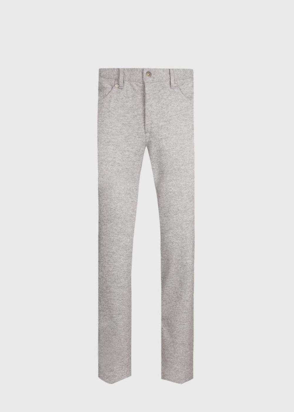 Five Pocket Carded Jersey Pant - Light Grey - 42 (Long) - Pants
