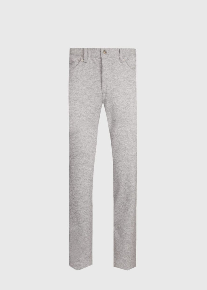 Five Pocket Carded Jersey Pant - Light Grey - 42 (Long) - Pants
