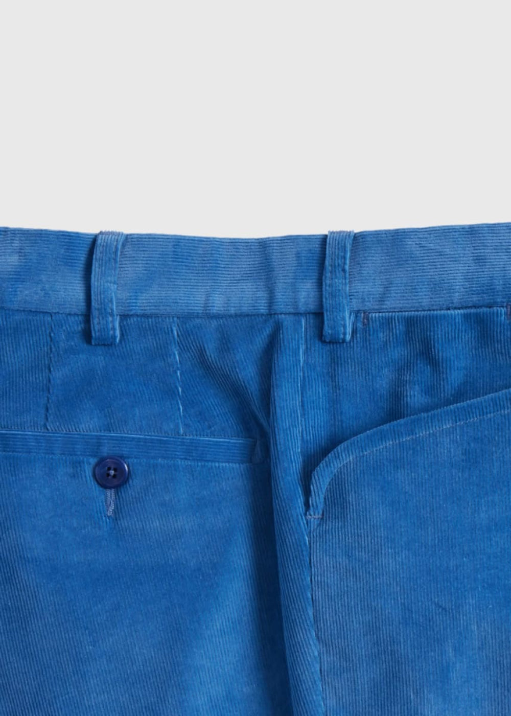 Five Pocket Corduroy Trouser - Blue - Pants