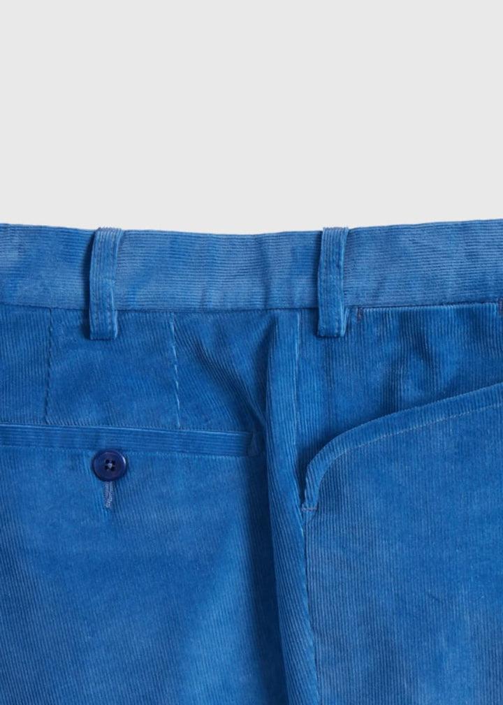 Five Pocket Corduroy Trouser - Blue - Pants