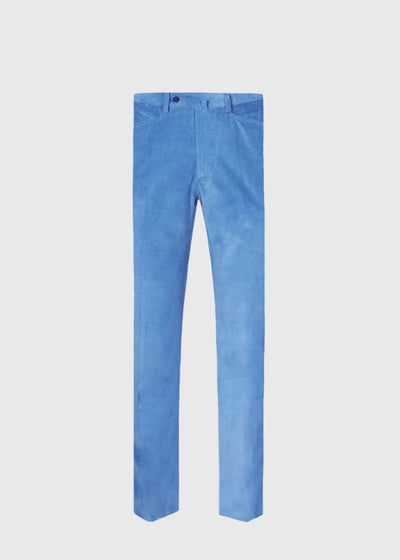 Five Pocket Corduroy Trouser - Blue - Pants