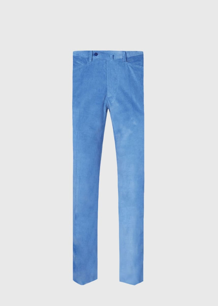 Five Pocket Corduroy Trouser - Blue - Pants