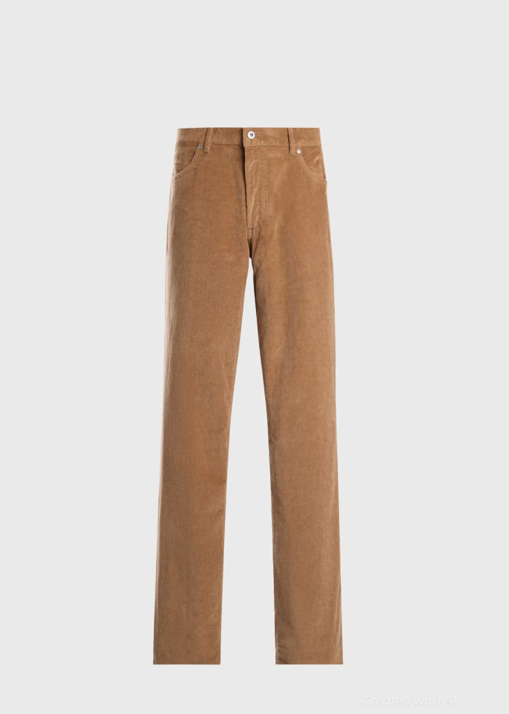 Five Pocket Corduroy Trouser - Camel - Pants