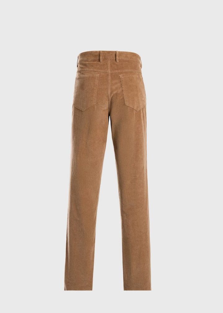 Five Pocket Corduroy Trouser - Camel - Pants