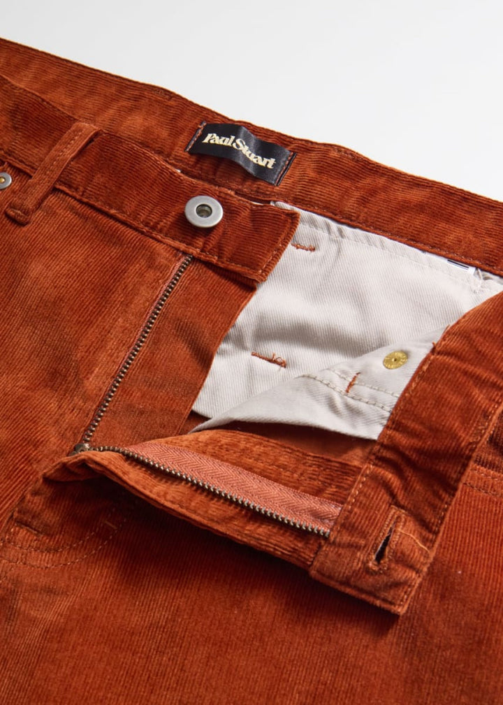 Five Pocket Corduroy Trouser - Tobacco - Pants