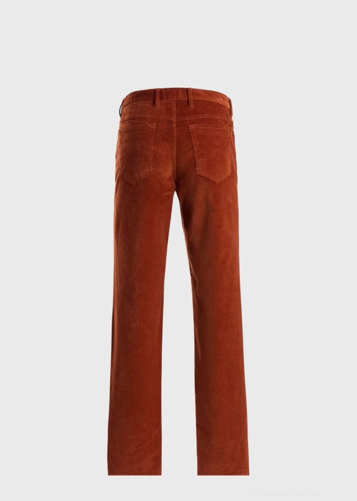 Five Pocket Corduroy Trouser - Tobacco - Pants