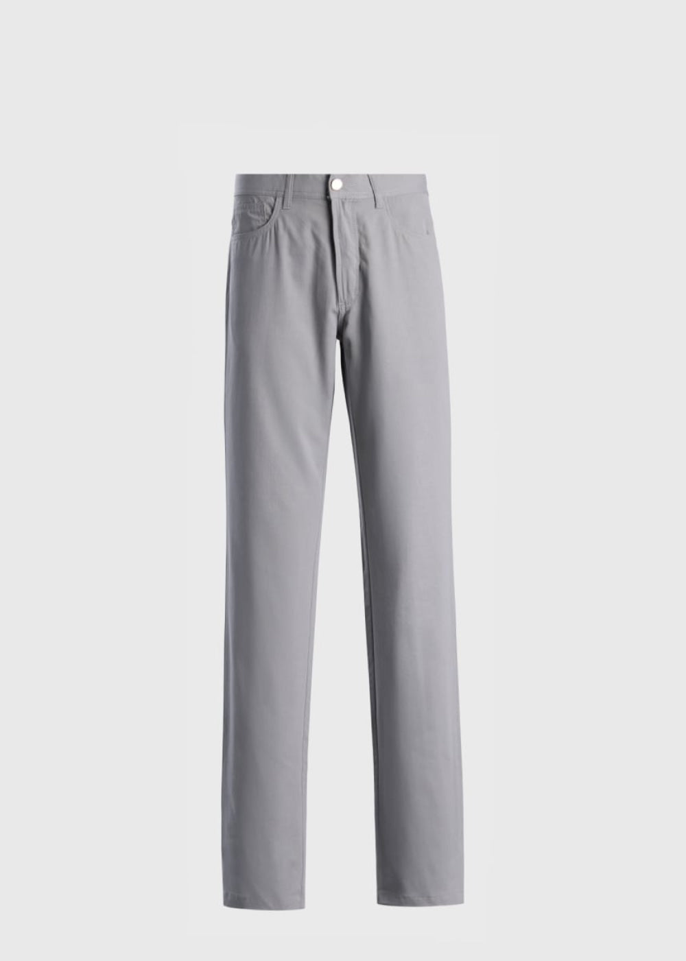 Five-Pocket Dress Trouser - Silver - Pants