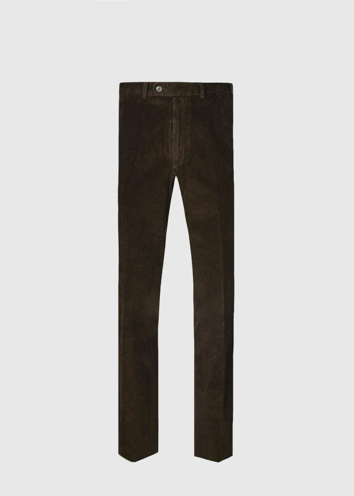Cotton Corduroy Newton Pant - Dark Brown - Trouser