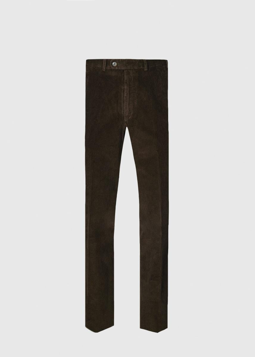 Cotton Corduroy Newton Pant - Dark Brown - Trouser