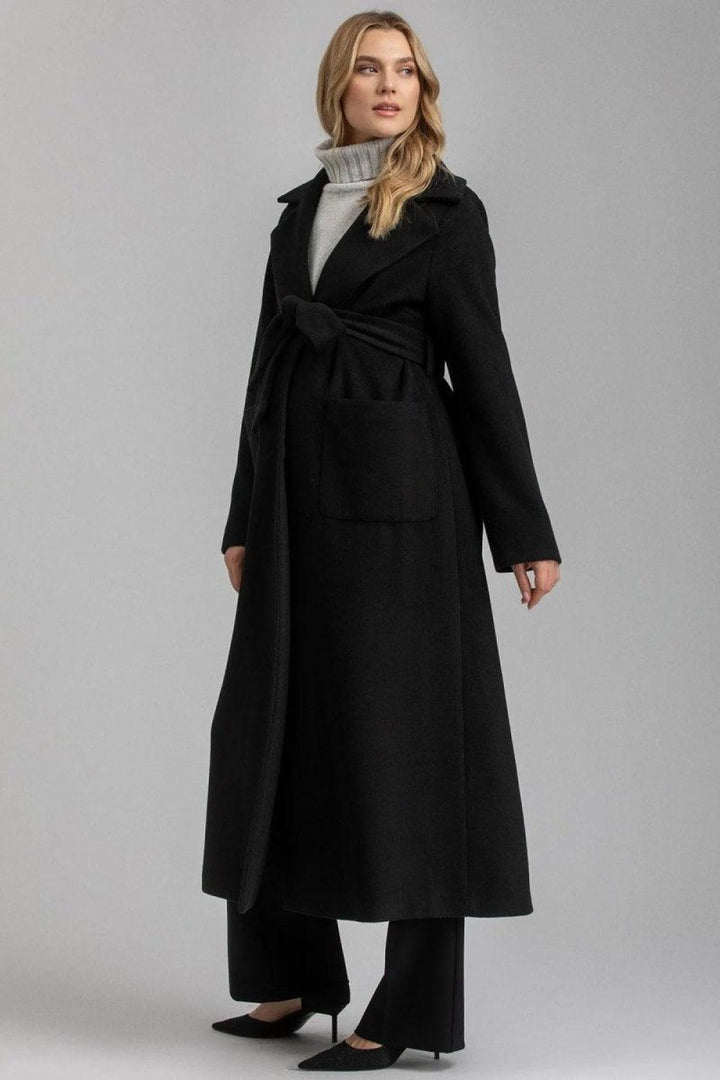 FLAMINIA Maternity Coat - Black - Trench coat - adult