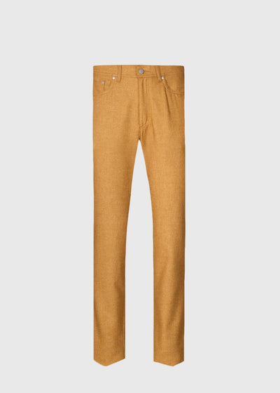 Flannel Five Pocket Pant - Gold - Pants