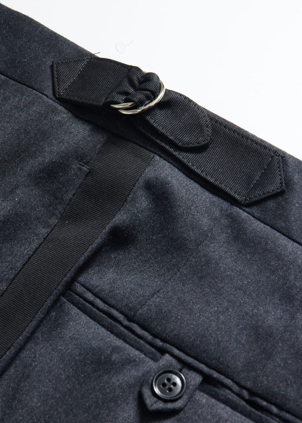 Flannel Formal Trouser - Charcoal - Trouser