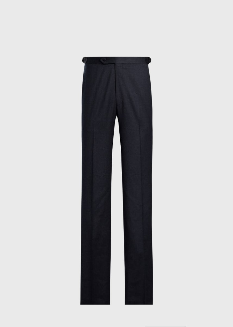 Flannel Formal Trouser - Charcoal - Trouser