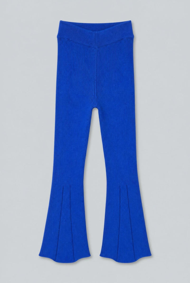 Flare Sweater Pants - Cobalt - Pants