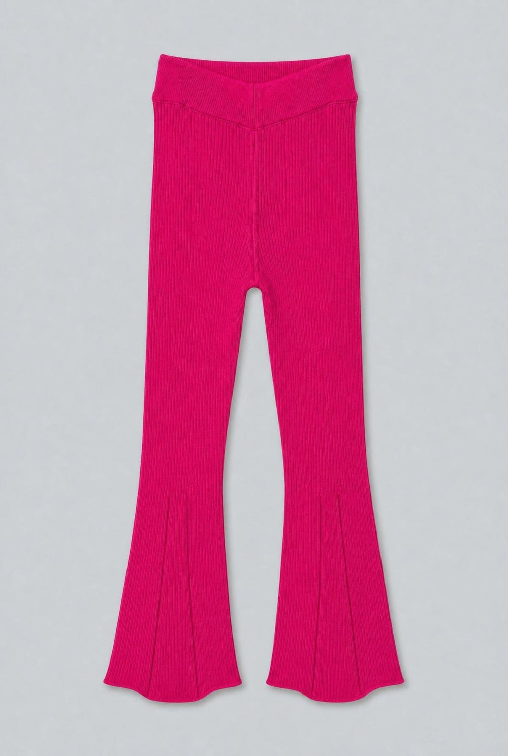 Flare Sweater Pants - Hot Pink - Pants
