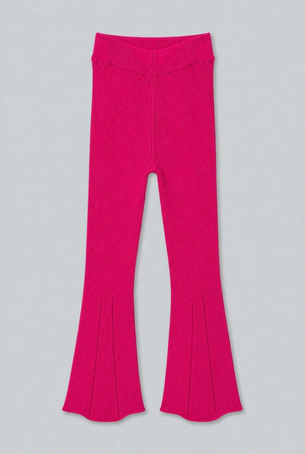 Flare Sweater Pants - Hot Pink - Pants