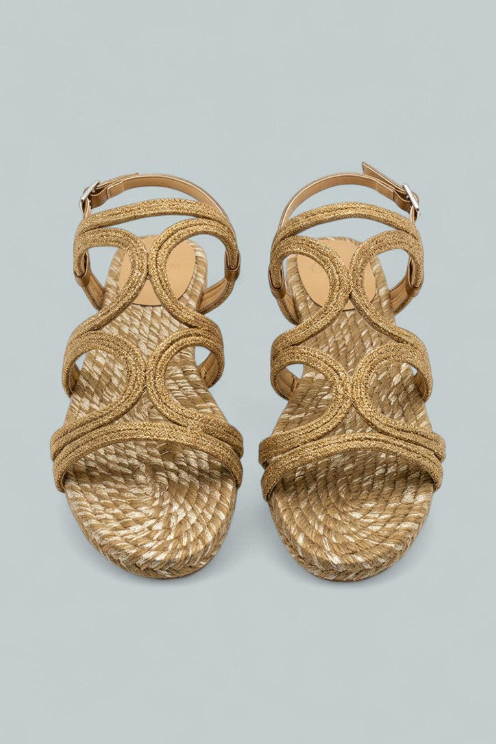 Flat Sandal - Old Gold - US 8 / EU 39 / UK 6 - Sandals