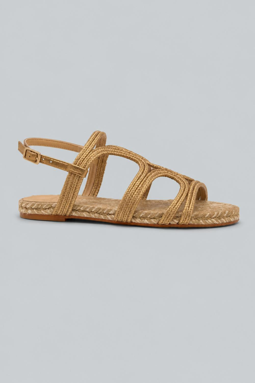 Flat Sandal - Yellow - 6 UK - Sandal