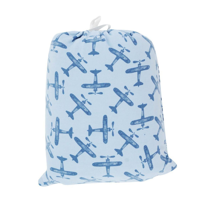 Flat Sheet Twin - Airplane Blue - OS - Sheets