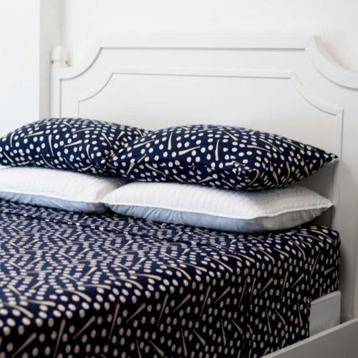 Flat Sheet Twin - Little Slugger Navy - OS - Sheets