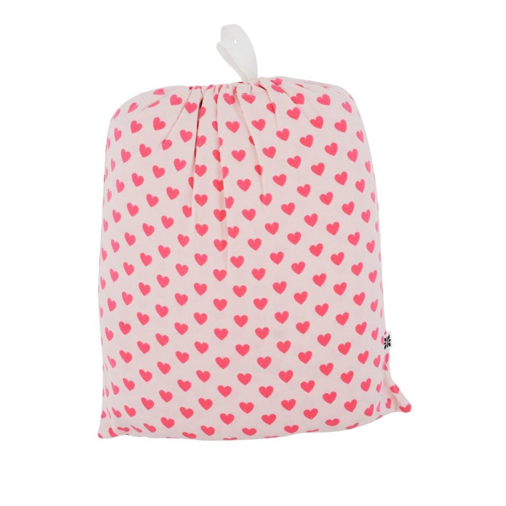 Flat Sheet Twin - Pink Hearts - OS - Crib Sheet