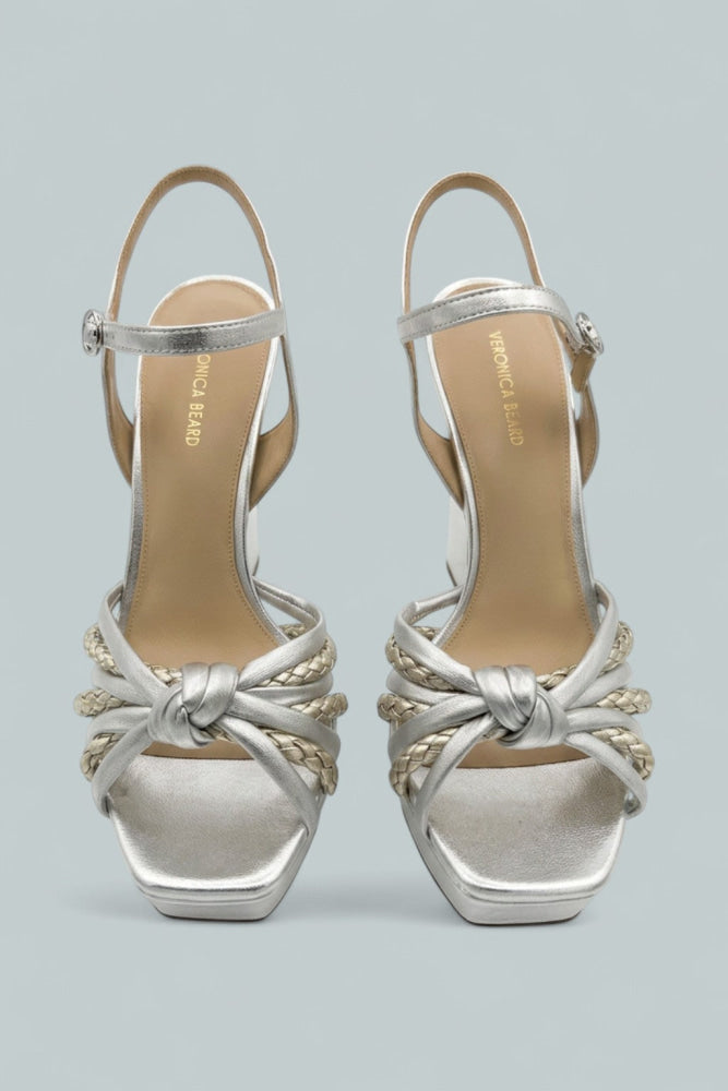 Flavia Platform Sandal - Silverplat - 9 - Sandal