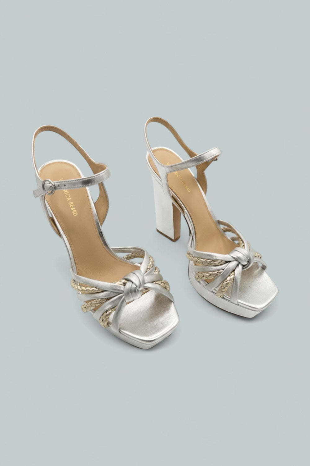 Flavia Platform Sandal - Silverplat - 9 - Sandal
