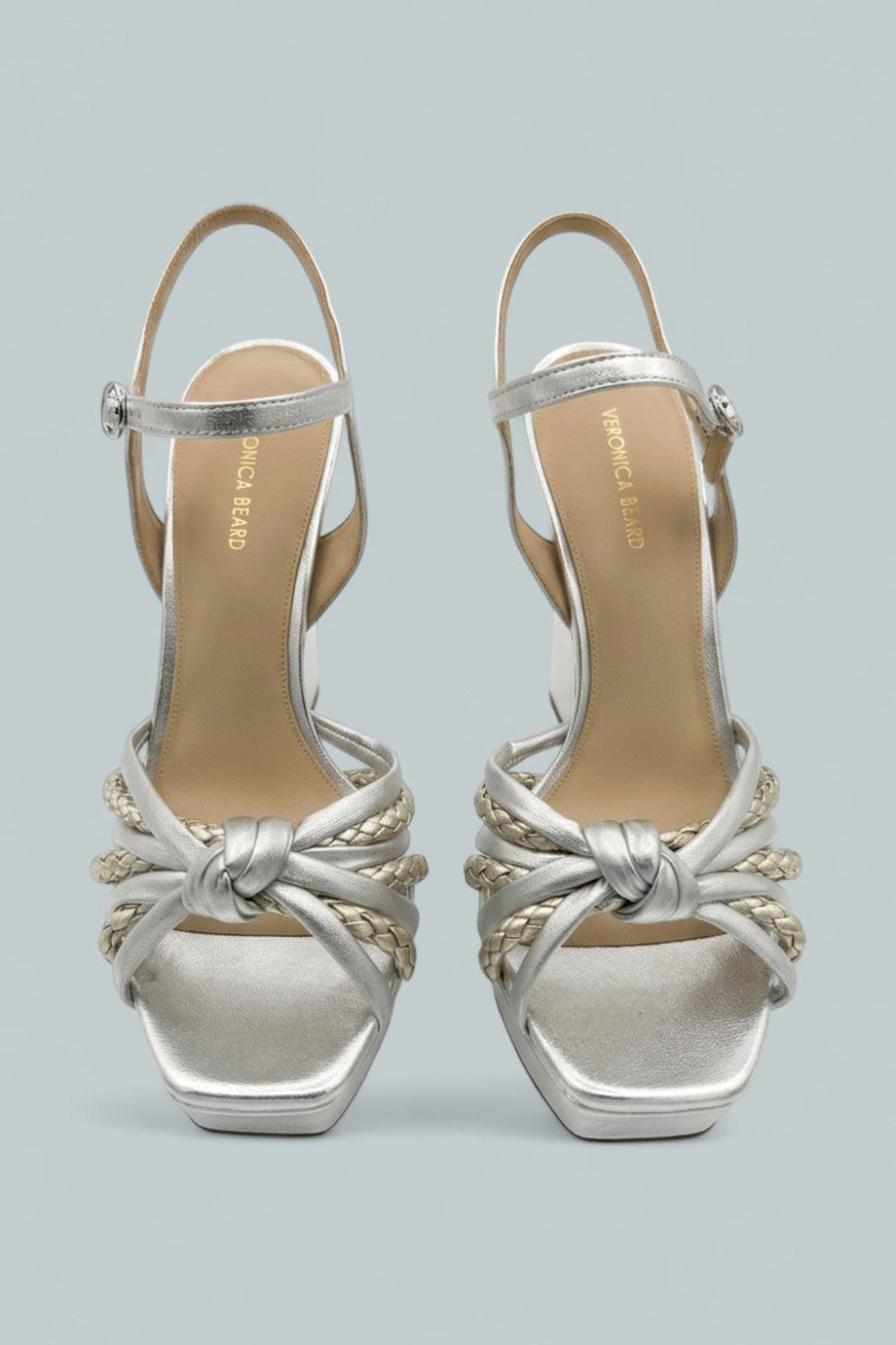 Flavia Platform Sandal - Silverplat - 9 - Sandal
