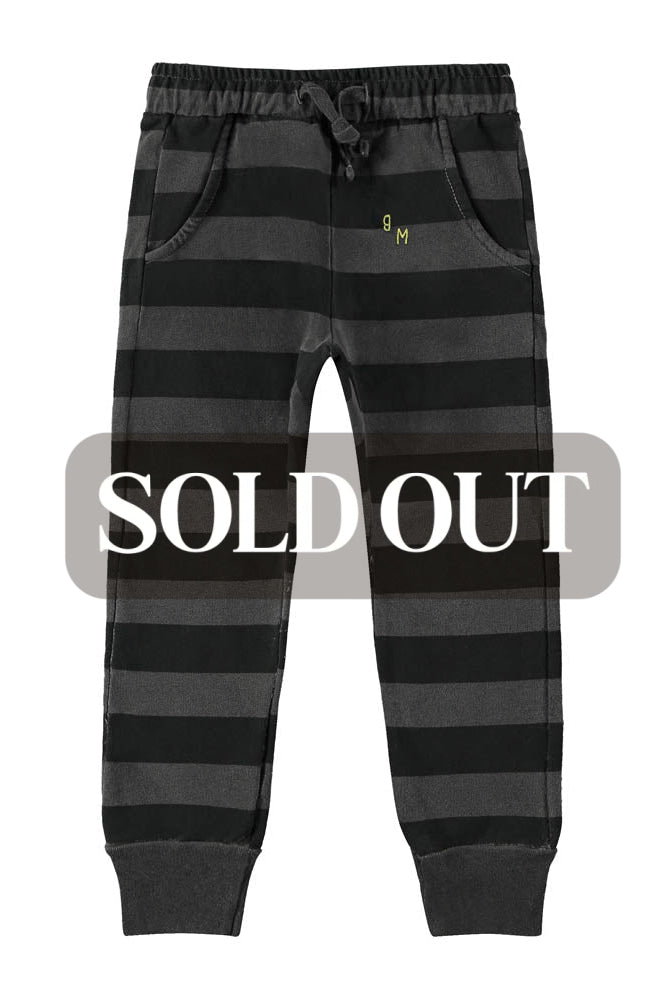 Fleece Trouser Wide Stripes - Good Night - Sweatpant