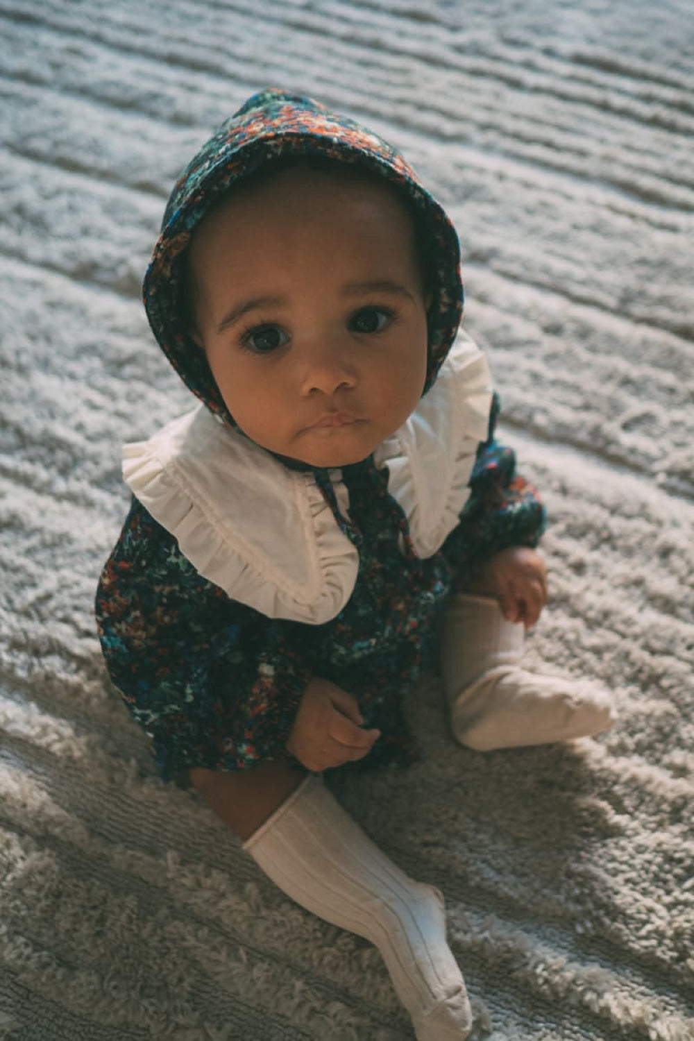 Floral Paint Baby Dress - Unique - 6M - Dresses