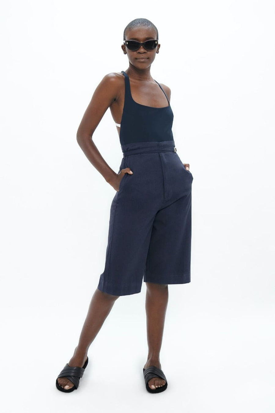 Florence Knee Pants - Summer Night - Bermuda Short