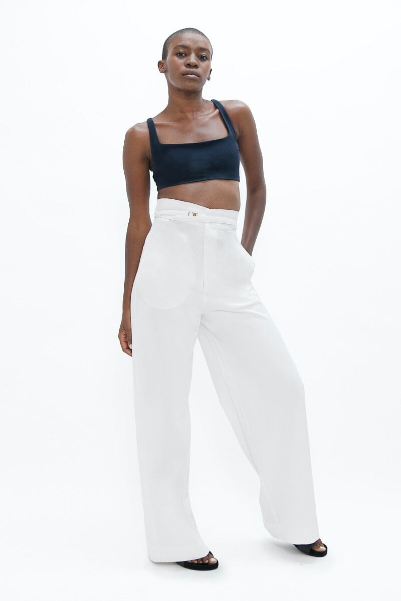 Florence Pants - White Dove Pants 1 People 