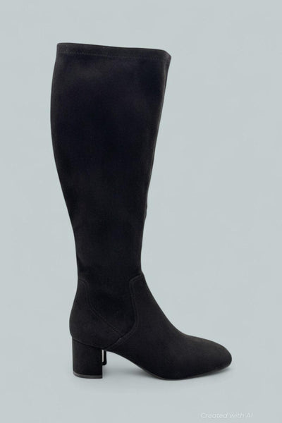 Florish Tall Boots - Black - 7 - Boots