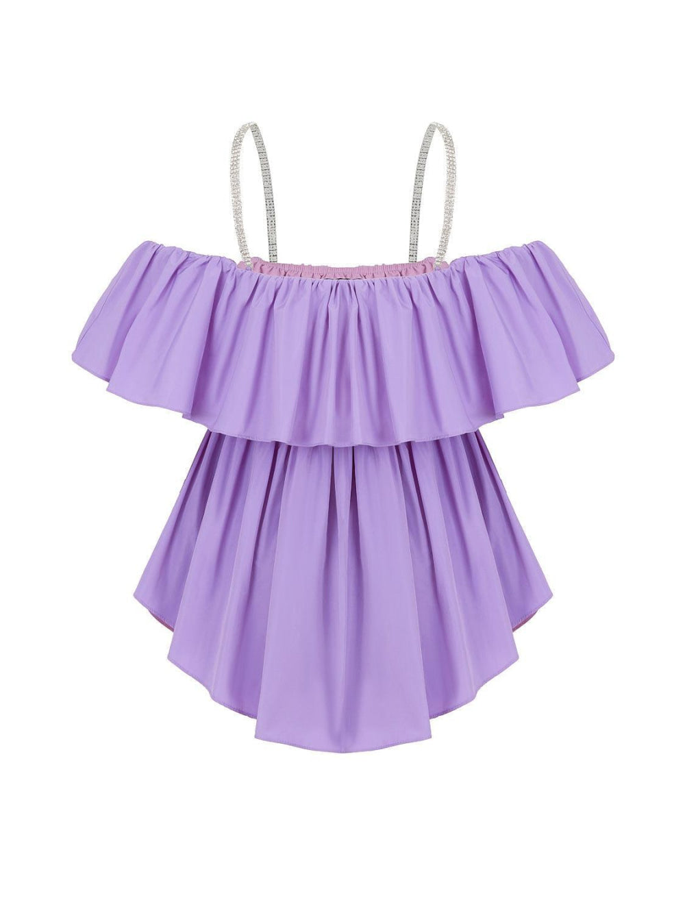 Flowy Mini Dress - Lilac - Dresses