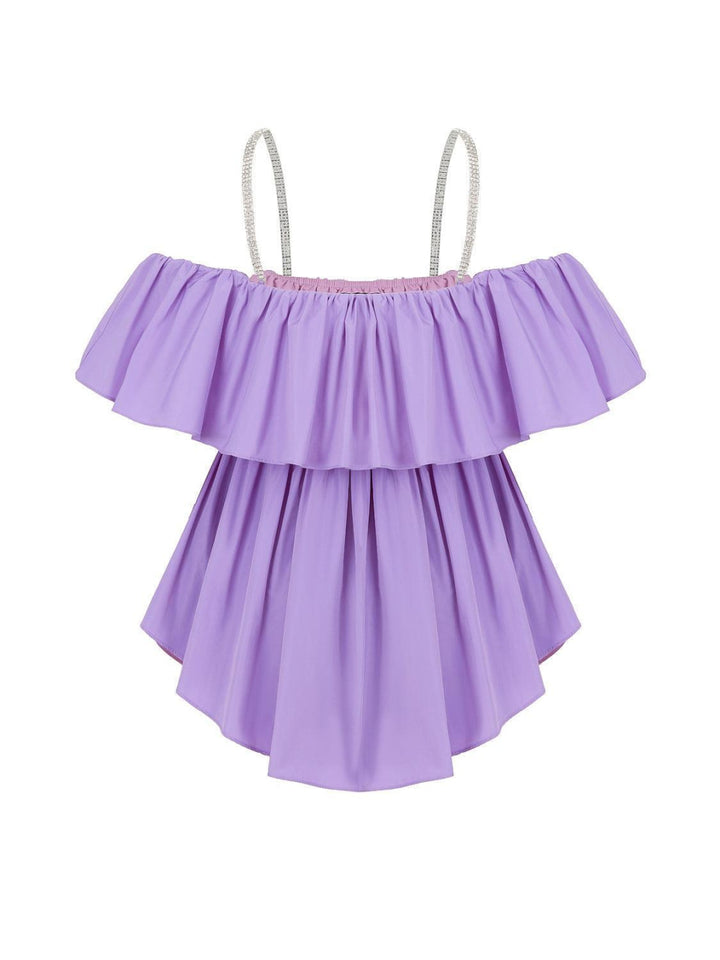 Flowy Mini Dress - Lilac - Dresses