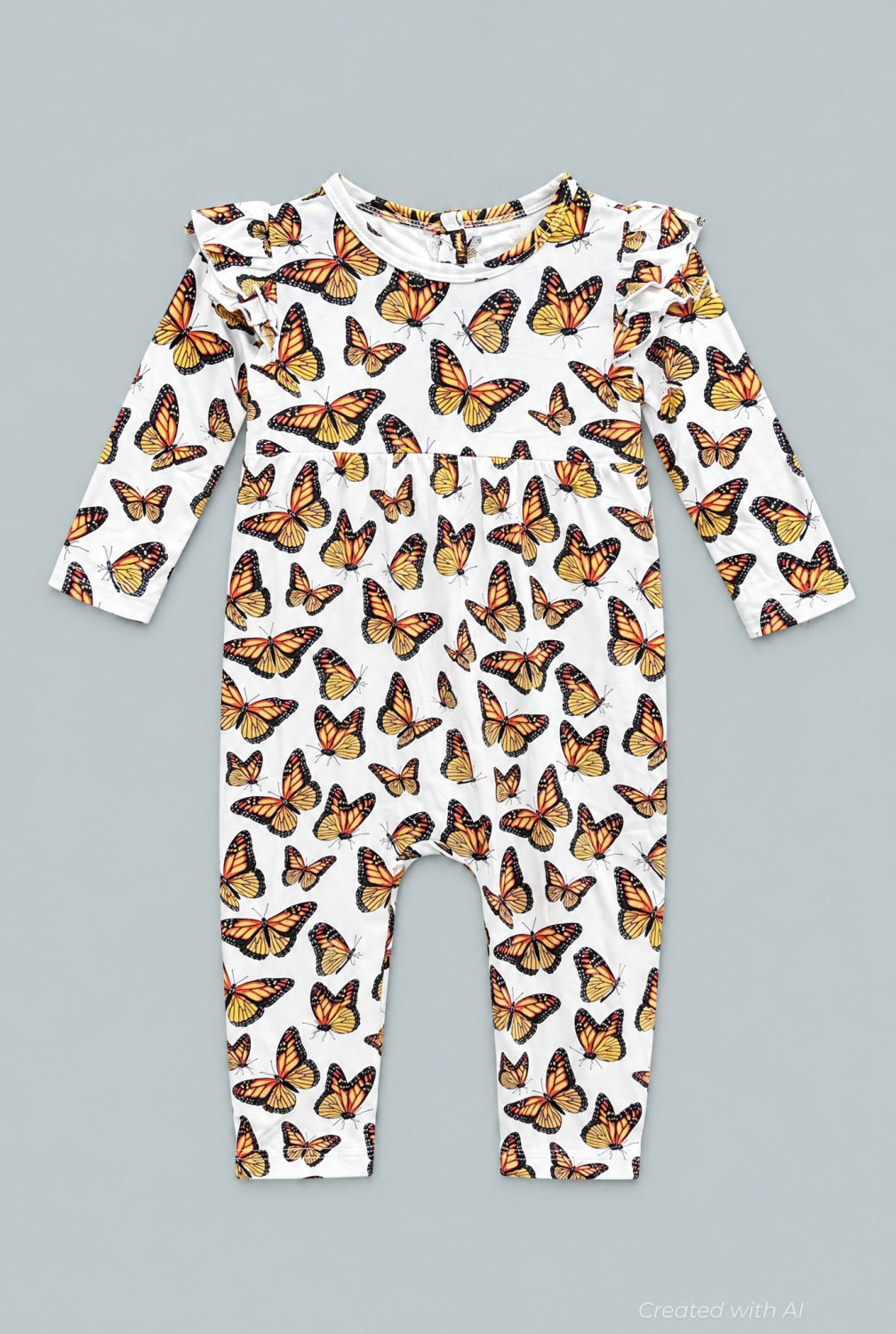 Flutter Sleeve Romper - The Great Migration - Romper