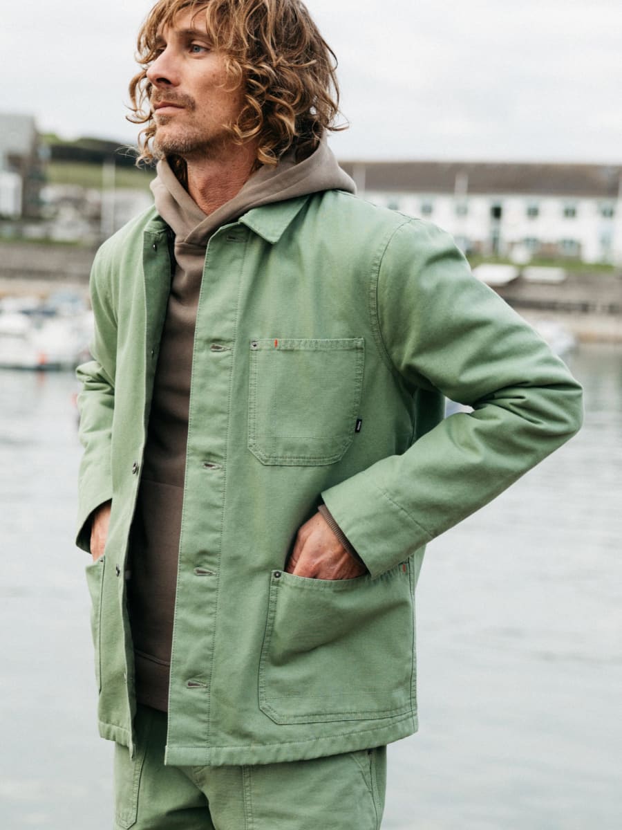 Men's Basset Flannel Lined Jacket - Wild Sage