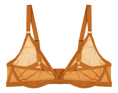 Follow Your Desires Plunge Bra - Mustard - Bra