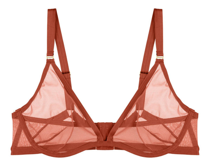 Follow Your Desires Plunge Bra - Sienna - Bra