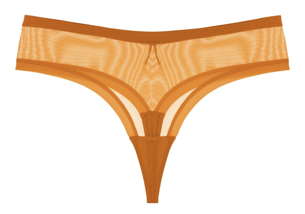 For(e)Play Highwaist Thong - Mustard - FINAL SALE - Underwear