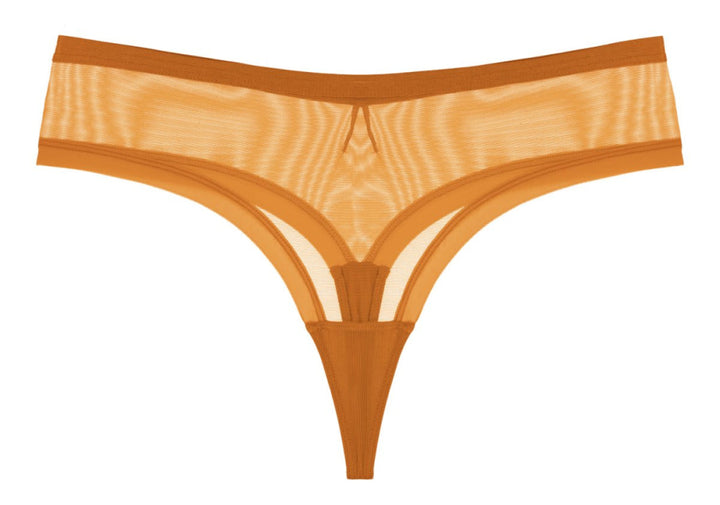 For(e)Play Highwaist Thong - Mustard - FINAL SALE - Underwear
