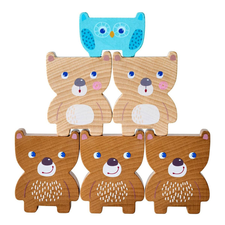 Forest Friends Stacking Toy - ’Wooden Toy - Baby Kids Kids Adult Baby’