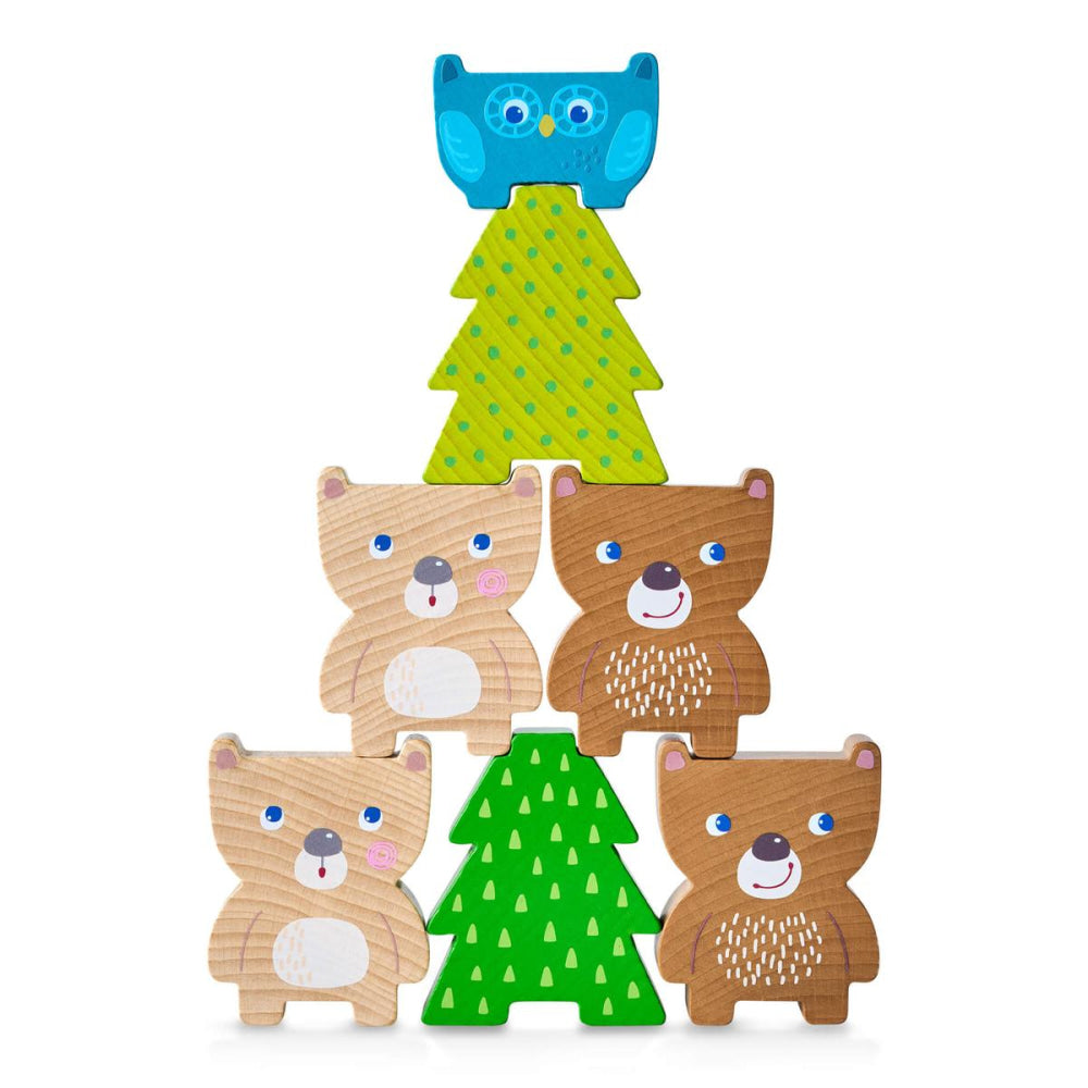 Forest Friends Stacking Toy - ’Wooden Toy - Baby Kids Kids Adult Baby’